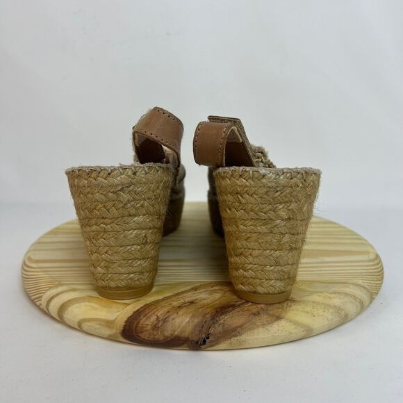 Toni Pons 'Lugano' Espadrille Wedge Sandal in Tobacco Fabric | Size US 9 - Picture 4 of 9